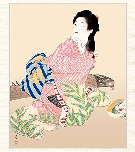 Amazon.co.jp: 日本の名画 上村松園 娘深雪（むすめみゆき） F8